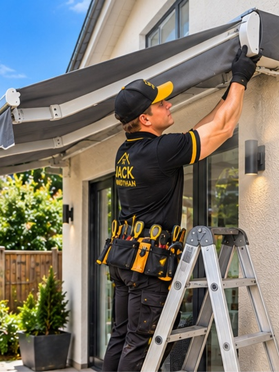 Jack Handyman — awning bracket installation in Aylesbury